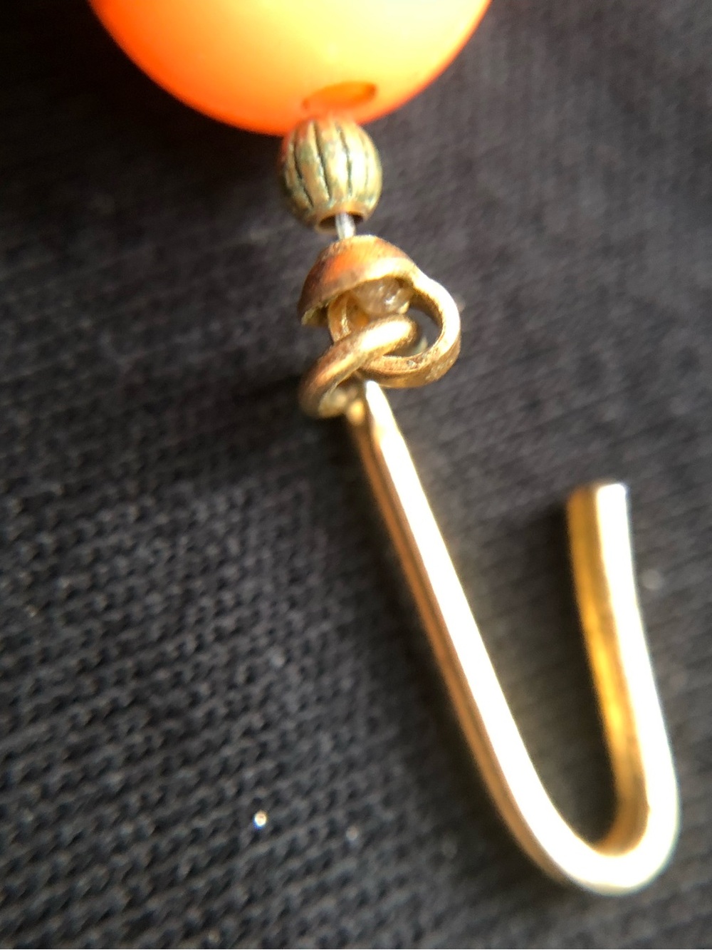 🍊Orange Beaded Necklace🍊 - Picture 5 of 5